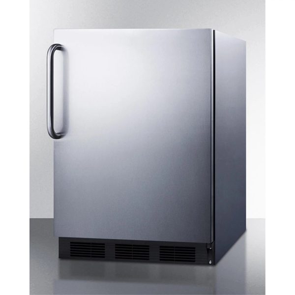 Built-in undercounter all-refrigerator for general purpose use, auto defrost w/complete stainless steel wrapped exterior - Image 2