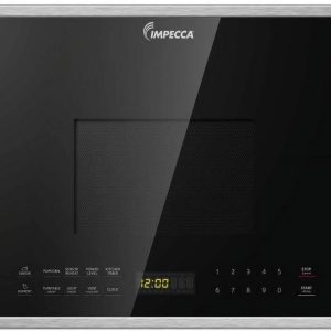 Impecca OM-1400ST 24'' Over the Range Microwave with 1.4 cu. ft. Capacity; 13 Turntable; 6 One Touch Cooking Menu; 2 Speed Venting; Child Lock; Cooking Complete Reminder; Surface Light; Defrost Functi