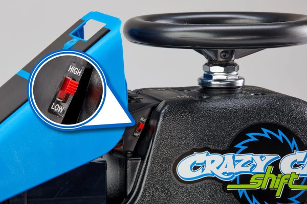 Razor Crazy Cart Shift - 12V Electric Drifting Go Kart for Kids - New High/Low Speed Switch and Simplified Drifting System - Image 8