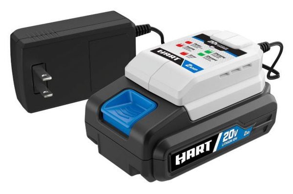 HART 20-Volt 1/2-inch Impact Wrench and 1/2-inch Impact Socket Set, MM Bundle, (1) 2.0Ah 20V Lithium-Ion Battery and Fast Charger - Image 4