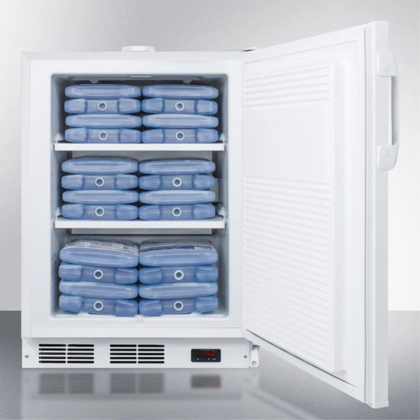 Accucold 3.1 cu. ft. Built-in Frost Free Freezer for Scientific Markets - White - Image 4