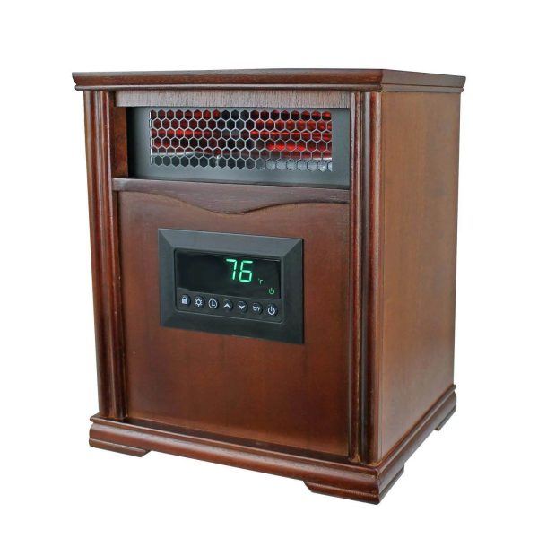 Lifesmart 1500W Electric Infrared Quartz Indoor Space Heater, (2 Pack) - Image 4