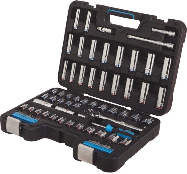 Channellock Standard/Metric 3/8" Drive 6-Point Combination Socket Set (76-Piece) - Image 3