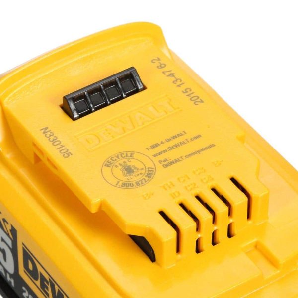 20V MAX XR Premium Lithium-Ion 5.0Ah Battery Pack (2 Pack) DCB205-2 - Image 5