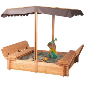 BIRASIL Sandbox Backyard Outdoor Natural