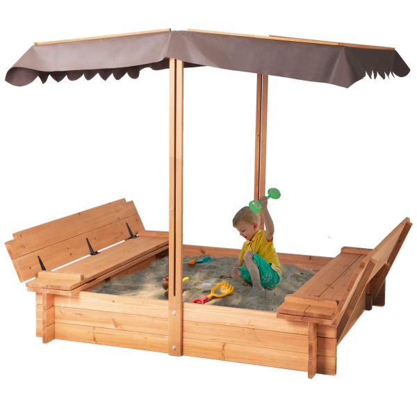 BIRASIL Sandbox Backyard Outdoor Natural