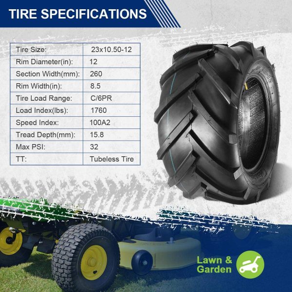 MaxAuto 23x10 50 12 23x10 5x12 23x10 50 Tubeless - Image 3