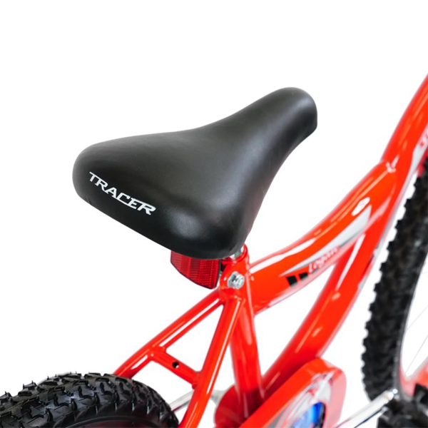 TRACER Logan 20 In Hi-Ten Steel Framed Freestyle BMX Beginners Bike, Red - Image 2