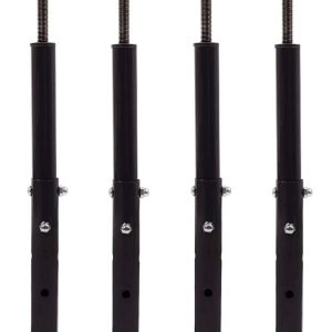 Akron Products Adjustable Floor Jack (Model C-3), Akron Jacks Floor Jacks, Telescoping Jack for Temporary Support, Size Range 1'7''-3' (Fоur Расk)