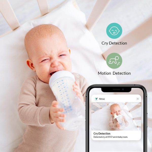 NETVUE Video Baby Camera Monitor Peekababy bracket scenarios Detection - Image 7