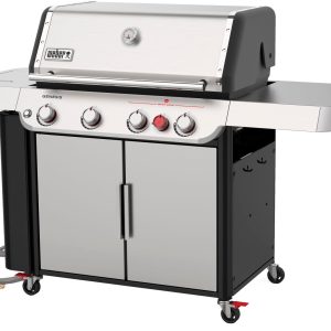 Weber - Genesis S-435 Natural Gas Grill - Stainless Steel