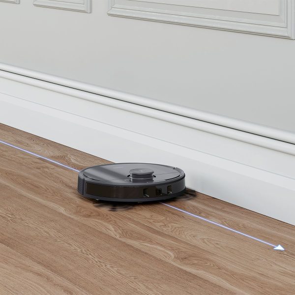 ECOVACS Robotics - DEEBOT T8+ Vacuum & Mop Robot with Advanced Laser Mapping and 3D Obstacle Detection & Avoidance - Grey - Image 3