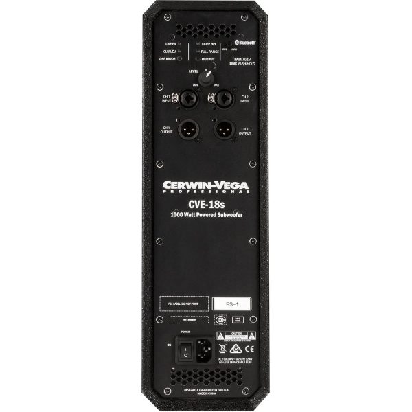 Cerwin Vega CVE-18S 18-Inch Powered Subwoofer - Image 6