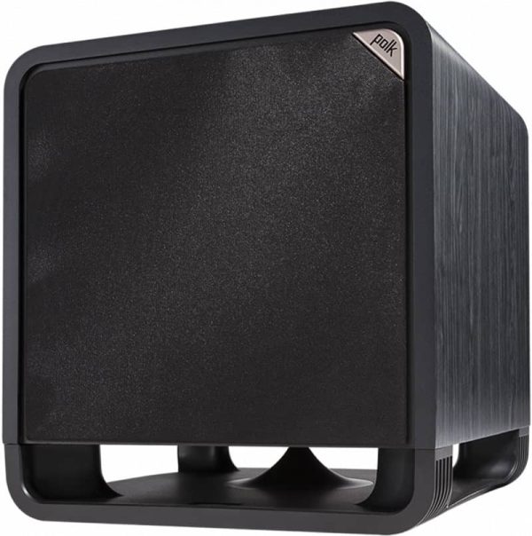 Polk Audio HTS 12 Powered Washed Black Walnut Subwoofer - Image 4