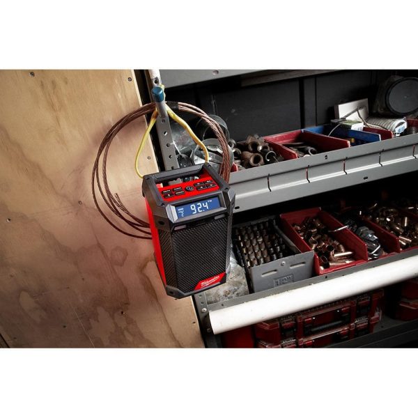 M12 12-Volt Lithium-Ion Cordless Bluetooth/AM/FM Jobsite Radio with Charger with M12 2.0Ah Battery 2951-20-48-11-2420 - Image 5