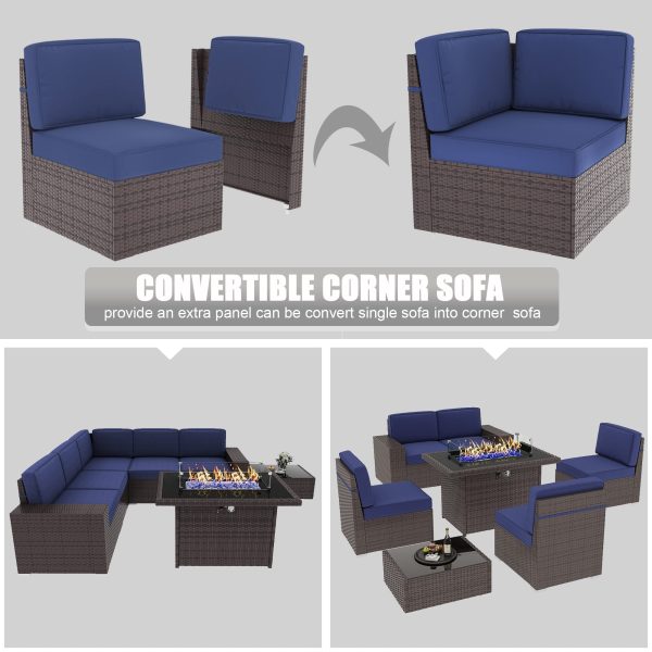 LayinSun Outdoor Furniture Sectional Conversation - Image 4