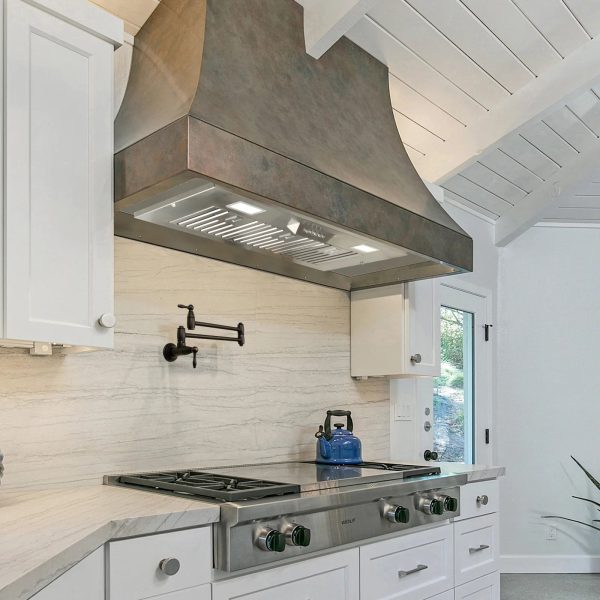 Range Hood, Ultra Quiet Stainless Steel Ducted Insert/Built-in Kitchen Vent Hood with Powerful Suction, LED Lights and Dishwasher Safe Filters, 3-Speed 600 CFM (36in Cold) - Image 5