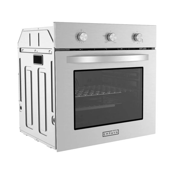 Empava 24-inch 2.3 Cu.ft. Single Propane Gas Wall Oven - Convection Fan in Stainless Steel - EMPV-24WO11L - Image 4