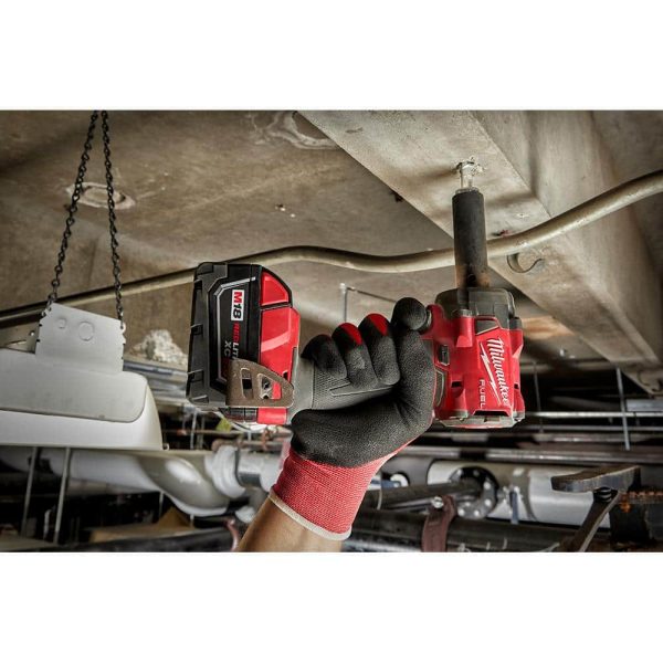 M18 FUEL GEN-3 18V Lithium-Ion Brushless Cordless 1/2 in. Compact Impact Wrench with Friction Ring (Tool-Only) 2855-20 - Image 8
