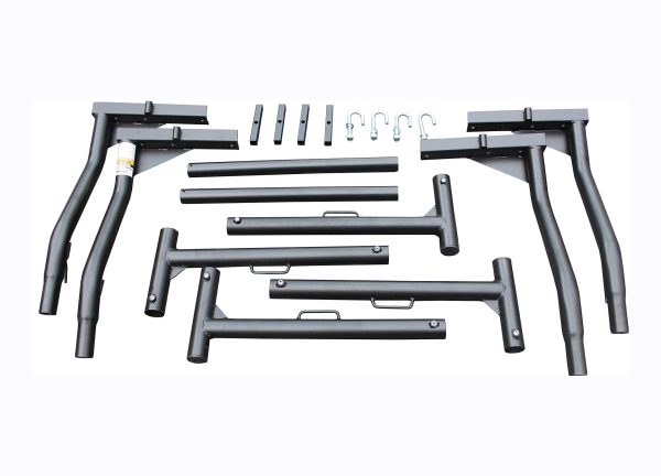 MaxxHaul 50241 Adjustable Steel Pick Up Truck Ladder Utility Racks-Pair, Black - Image 5