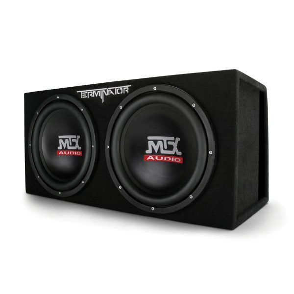 MTX TNE212DV 12-Inch 2000-W Max Audio Dual Loaded Subwoofer Enclosure (4 Pack) - Image 2