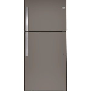 GE GTS22KMNRES 21.9 Cu. Ft. Slate Top Freezer Refrigerator