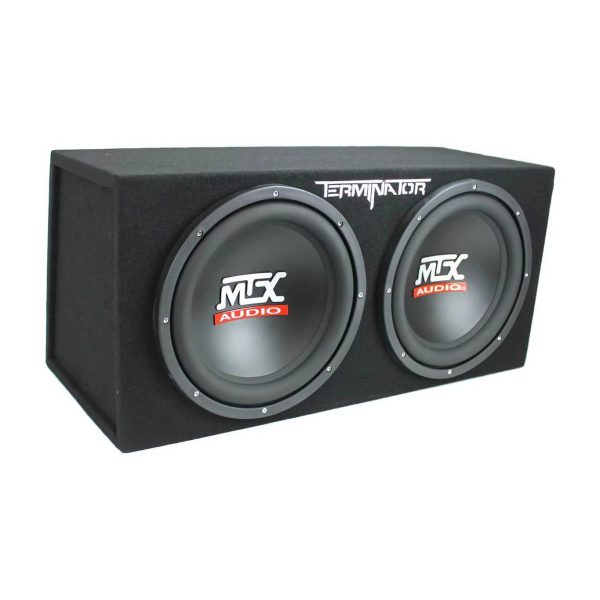 MTX TNE212D 12" Subwoofer (2 Pack) + Monoblock Amplifier (2 Pack) + Amp Wire Kit - Image 2