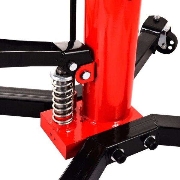 JSTUOKE Hydraulic Car Transmission Jack Vertical Lift,1660 Pounds,360°Rotating Wheel Lift,Red - Image 11