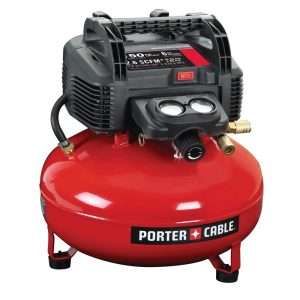 Porter-Cable C2002-ECOM 0.8 HP 6 Gallon Oil-Free Pancake Air Compressor