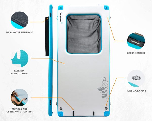 Driftsun Inflatable Floating Dock Platform - Image 3