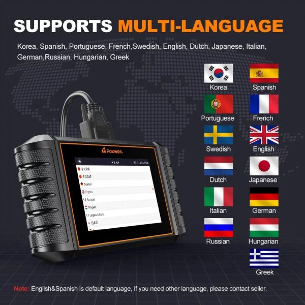 FOXWELL Automotive Bi-Directional Diagnostic Scan Tool OBD2 Scanner All System Code Reader All Reset - Image 7
