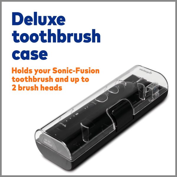 Waterpik Sonic-Fusion 2.0 Flossing Electric Toothbrush Set, 5 Brush Heads, Black - Image 7