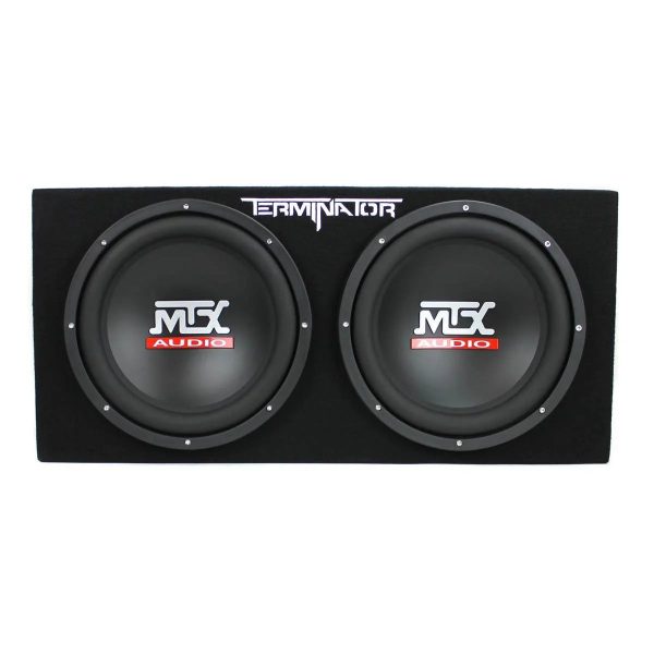 MTX TNE212D 12" 1200W Dual Loaded Car Subwoofer and Boss 1100W Amplifier w/ Kit - Image 2