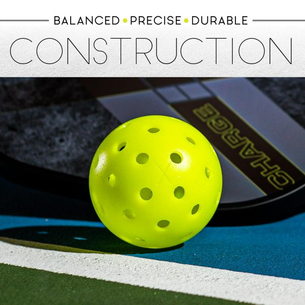 Franklin Sports Outdoor Pickleballs X40 Optic Yellow Balls 100 Pack - Image 3