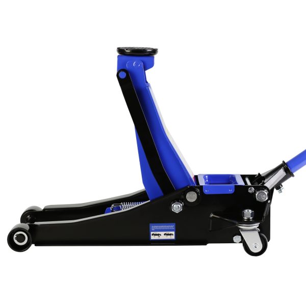 DSstyles 3 Ton Hydraulic Floor Jack Dual Pump 6600 Lb Capacity Lifting Range 3.3"-18.5" Low Profile Service Jack for Quickly Car Lift - Image 4