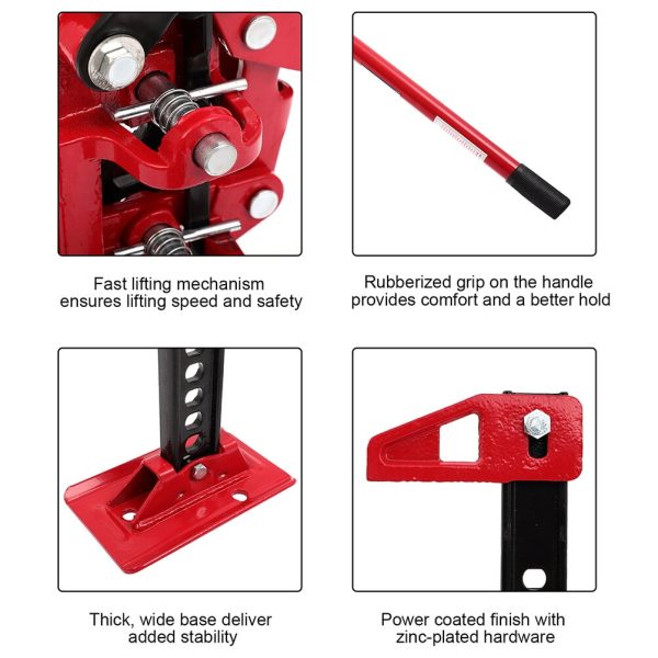 Cciyu 60 Off Road Farm Jack Truck Tractor Suv Bumper High Lift Manual Tool - Image 3