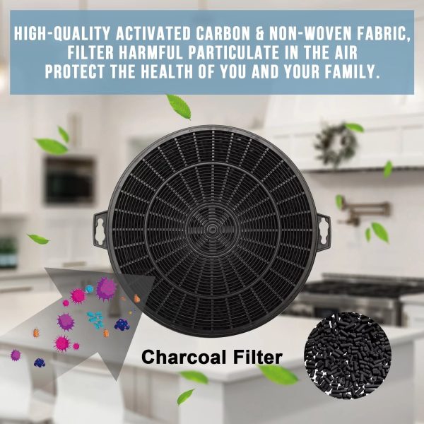 Range Hood, Ultra Quiet Stainless Steel Ducted Insert/Built-in Kitchen Vent Hood with Powerful Suction, LED Lights and Dishwasher Safe Filters, 3-Speed 600 CFM (36in Cold) - Image 3
