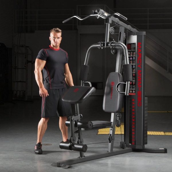 Marcy Dual-Functioning Full Body 150lb Stack Home Gym Workout Machine MWM-990 - Image 2