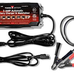 Yuasa YUA3AMPCH 12V 3-Amp Battery Charger 50 State Compliant