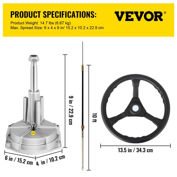 Bestauto Outboard Steering System - Image 7