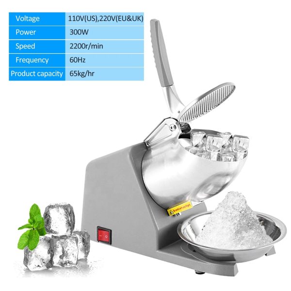 Ice Maker,Dual Ice Maker Shaved Ice Ice Shaver Siuke Buzhi Havou Mizuh Maker Ice Shaved - Image 4