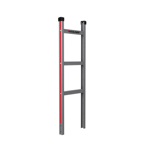 Magline HMK15AUA4 Aluminum Hand Truck, Vertical Loop Handle, Pneumatic Wheels, 500lbs Capacity - Image 2