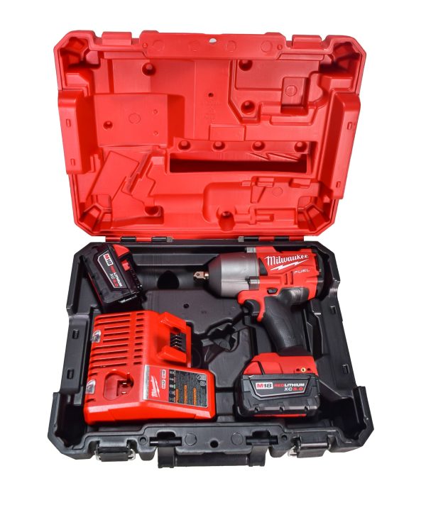 Milwaukee 2766-22 M18 FUEL High Torque 1/2 in. Impact Wrench with Pin Detent (Kit) - Image 7