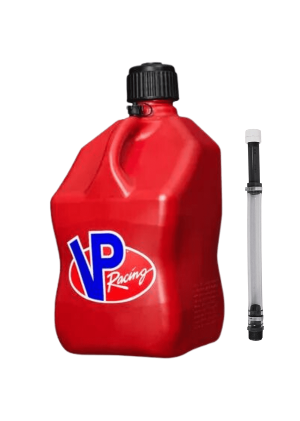 VP Racing Fuel 5.5 Gallon Racing Utility Jug Multicolor Bundle 4 Pack by Louisiana Pantry (4 Deluxe Hoses Included, Blue, Red, Green, and White) - Image 4