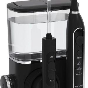 Waterpik Complete Care 9.0 Sonic Electric Toothbrush with Water Flosser, CC-01 Black, 11 Piece Set