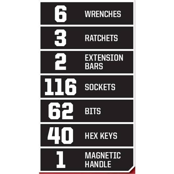 Craftsman 230-Piece Mechanic's Tool Set - Image 2