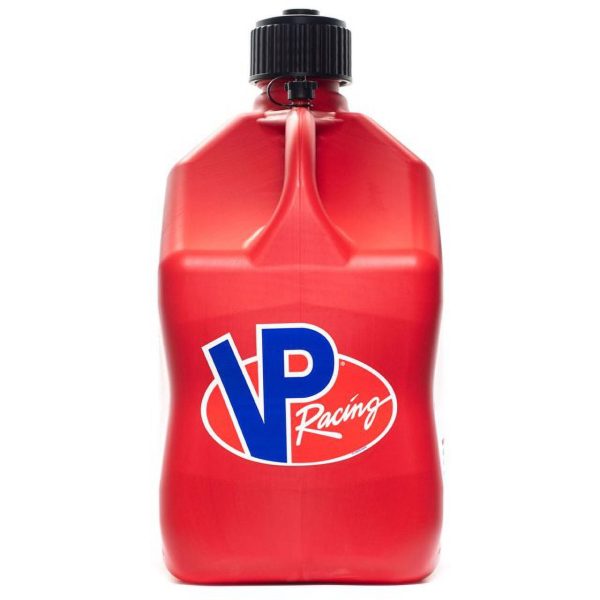 VP Racing Fuels 35160 Motorsport 5 Gallon Square Plastic Utility Jug Red w/ 14 Inch Deluxe Hose (4 Pack) - Image 2