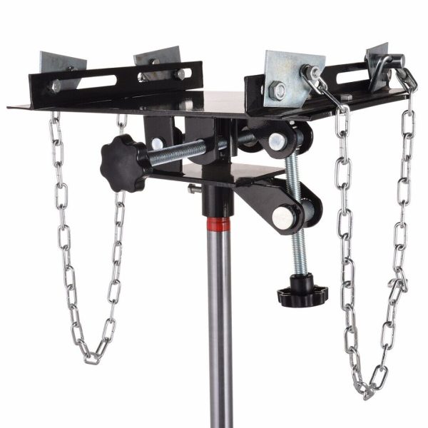 JSTUOKE Hydraulic Car Transmission Jack Vertical Lift,1660 Pounds,360°Rotating Wheel Lift,Red - Image 4