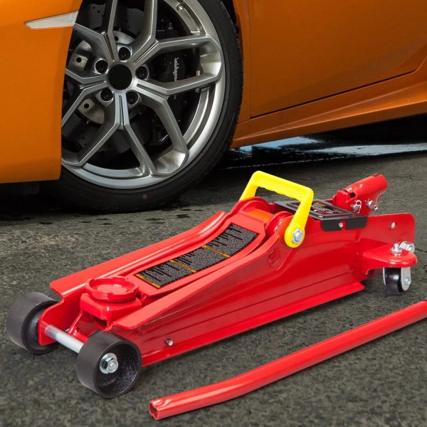 Big Red 2.5 Ton Hydraulic Low Profile Trolley Floor Jack with Dual Piston Quick Lift Pump,Red, W8255 - Image 5