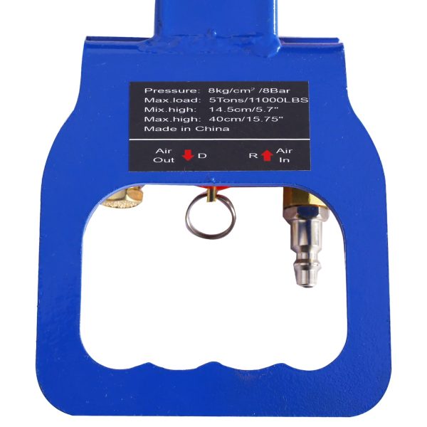 5T Triple Bag Air Jack ,Pneumatic Jack 3 bag ,lifting 16in capacity 5T 11000lbs,easy-collapsing Terrain,Blue color - Image 2